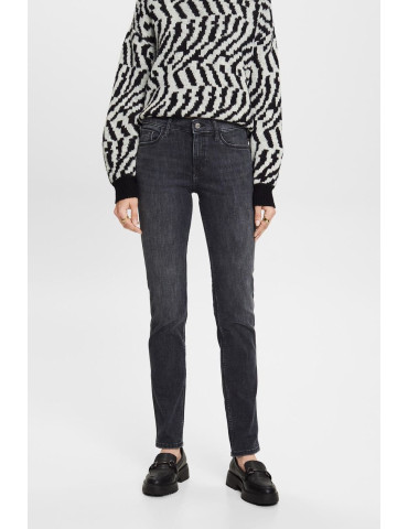 Jean slim taille mi-haute - Esprit