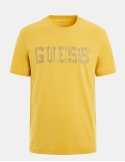 Tee-Shirt GUESS logo triangulaire plaquage