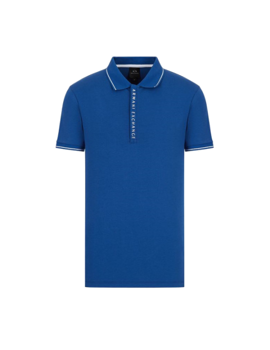 Polo Regular Fit Zippé A/X