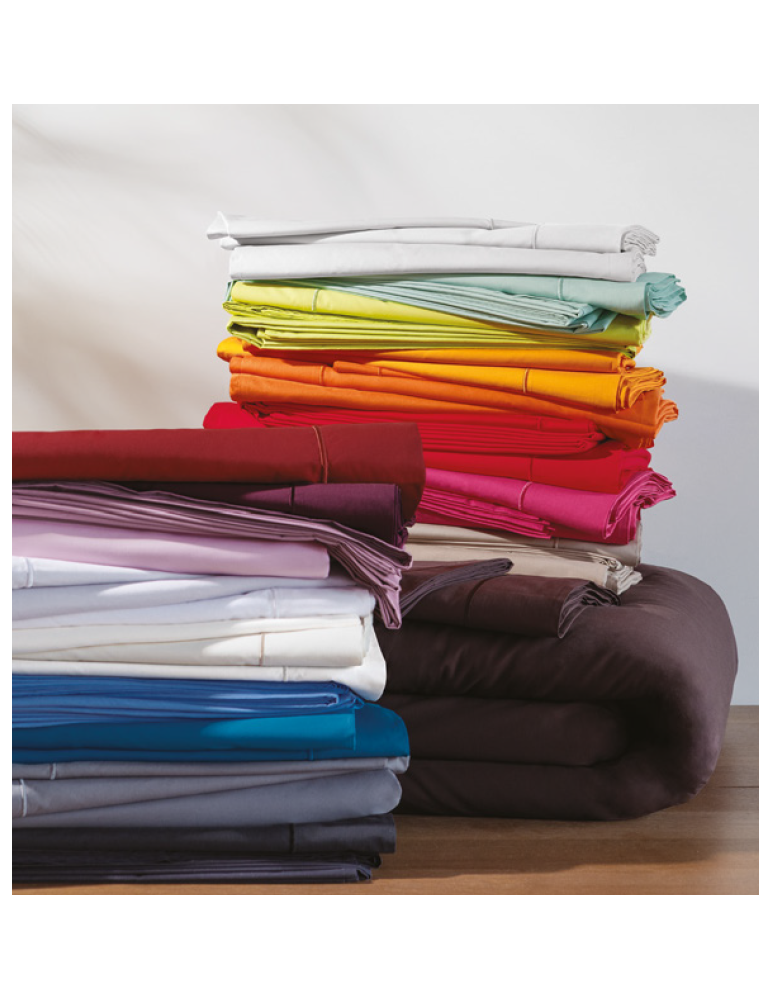 ROYAL - Drap Plat en Percale 270X300