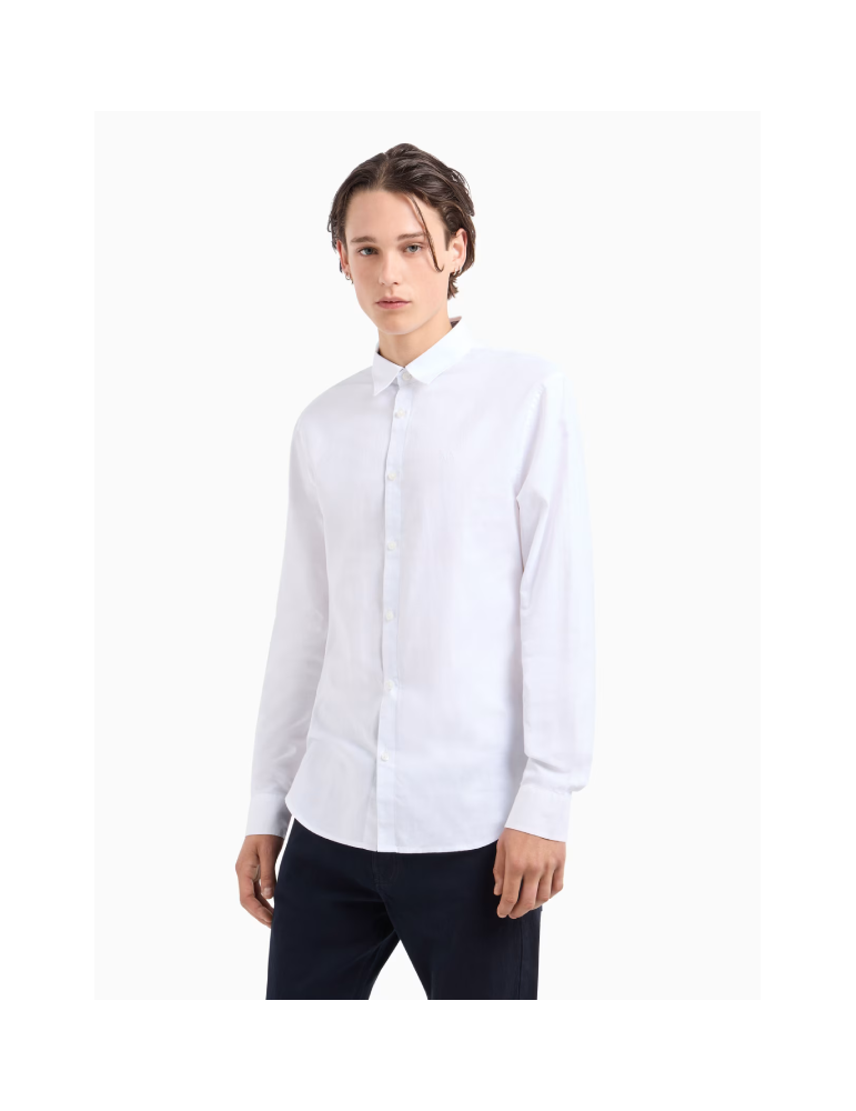 Chemise Manches Longues coton piqué - A/X
