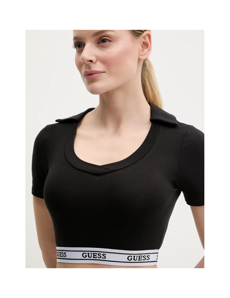 Crop top bande logo - GUESS