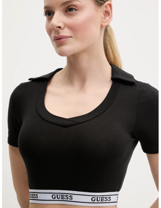 Crop top bande logo - GUESS