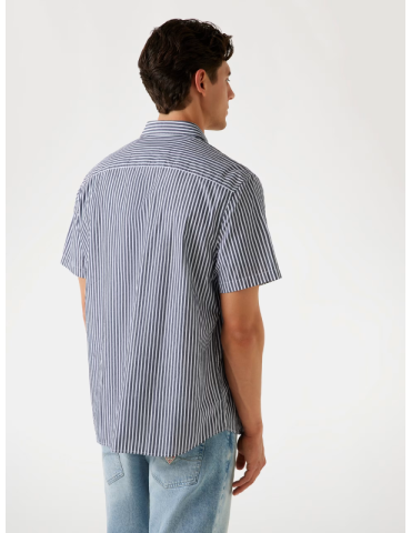 Chemisette coupe classique à rayures - Guess