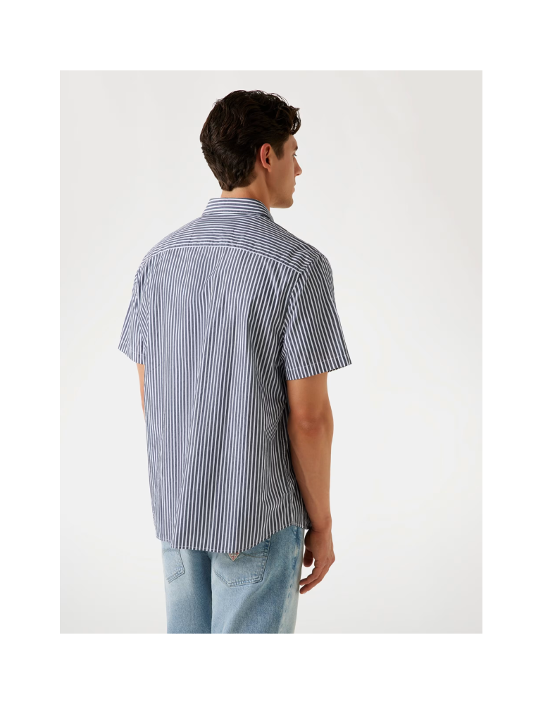 Chemisette coupe classique à rayures - Guess