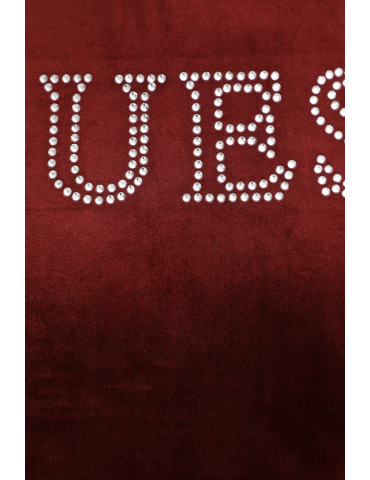 T-shirt court en velours - GUESS